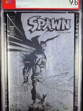 2022 La Mole Spawn Endgame #185 Silver Variant Collectible Comic. PSA Graded 9.6